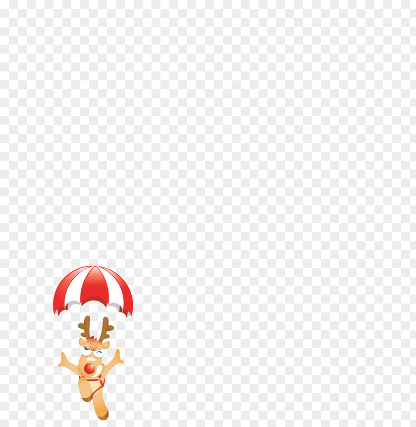 Elk With Parachute Clip Art PNG