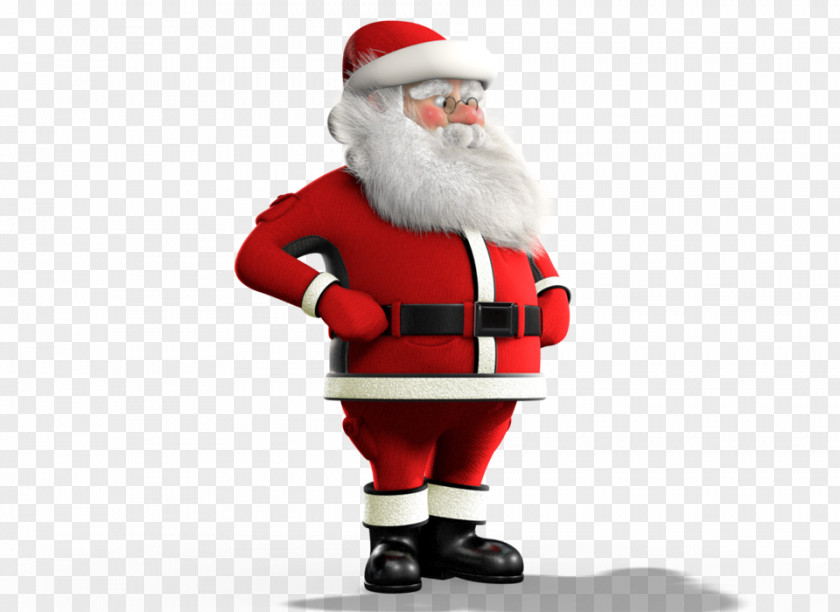 Naughty Santa Claus Christmas Ornament Mascot PNG