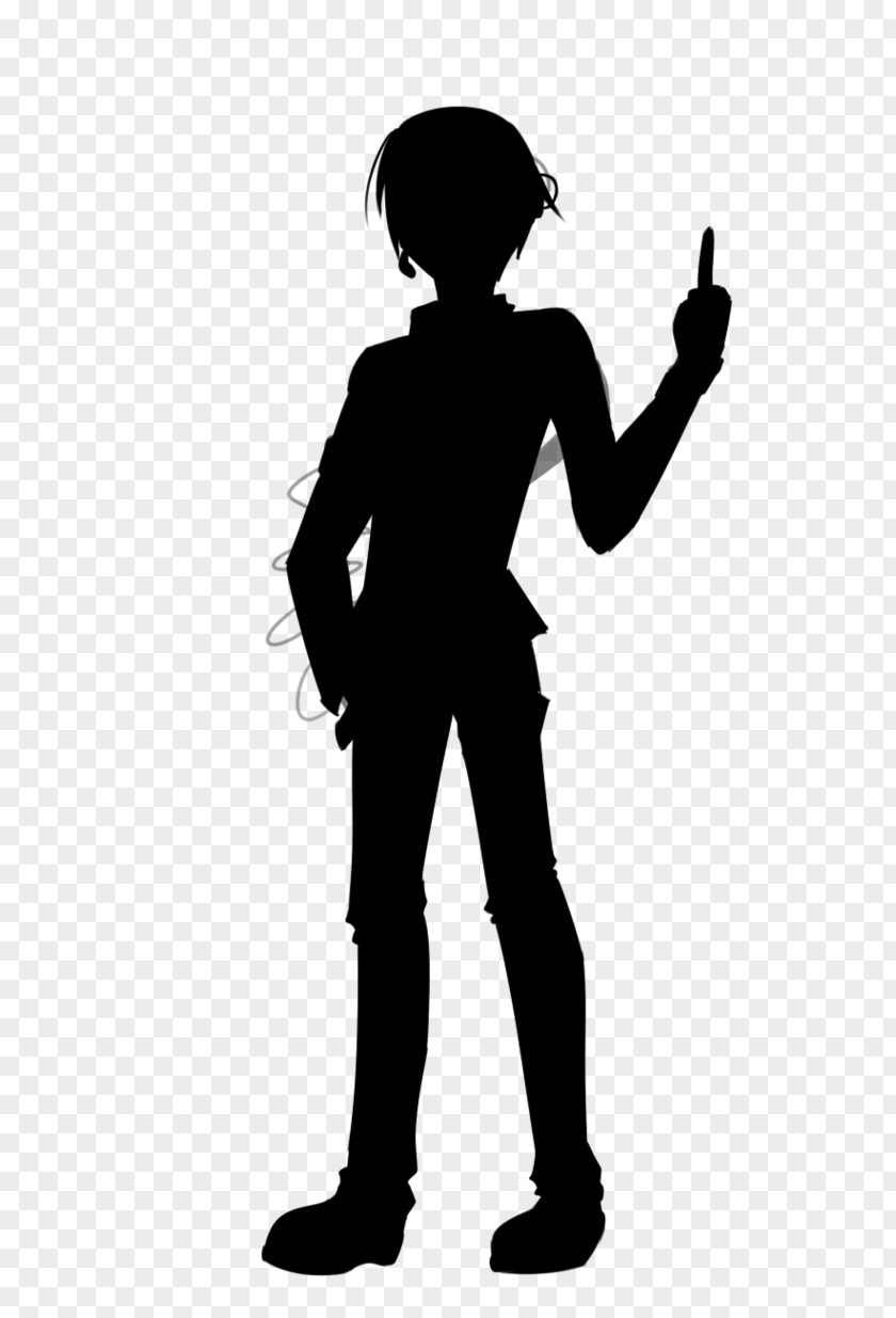 Silhouette Middle Finger Clip Art PNG