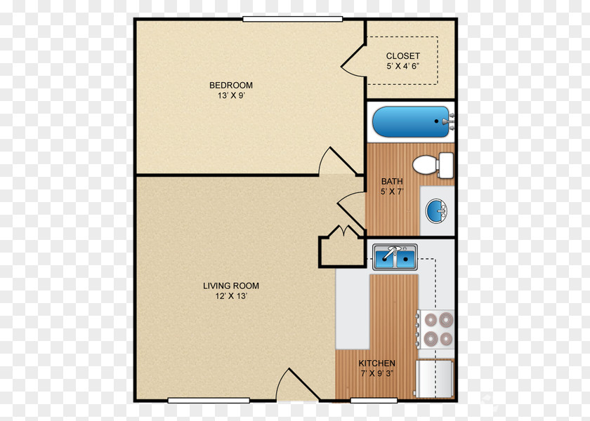 Single Bedroom The Bluffs At Carlsbad Apartments Floor Plan Celebrity Location PNG