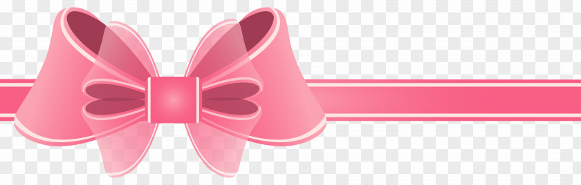 Transparent Ribbon Cliparts Bow Tie Pink PNG
