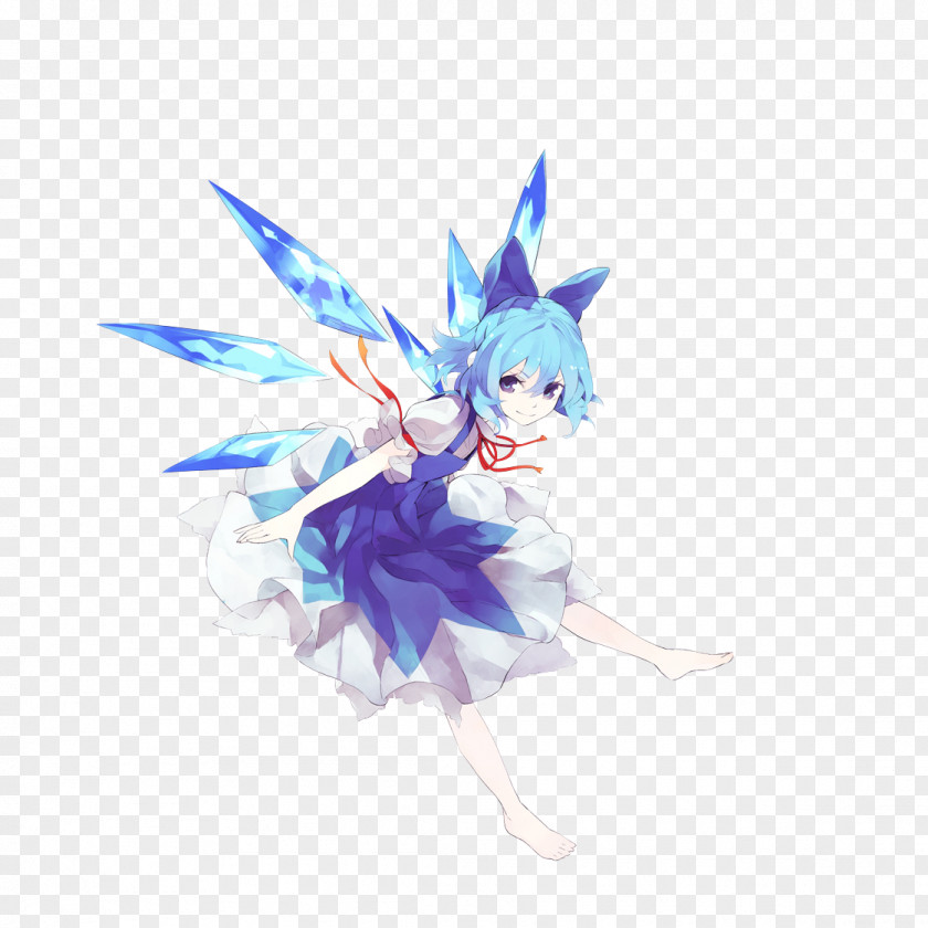 IA The Embodiment Of Scarlet Devil Cirno Desktop Wallpaper Subterranean Animism Highly Responsive To Prayers PNG