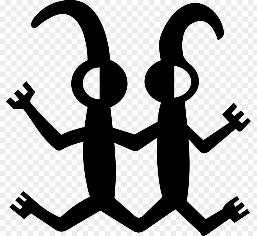 Twins Petroglyph Clip Art PNG