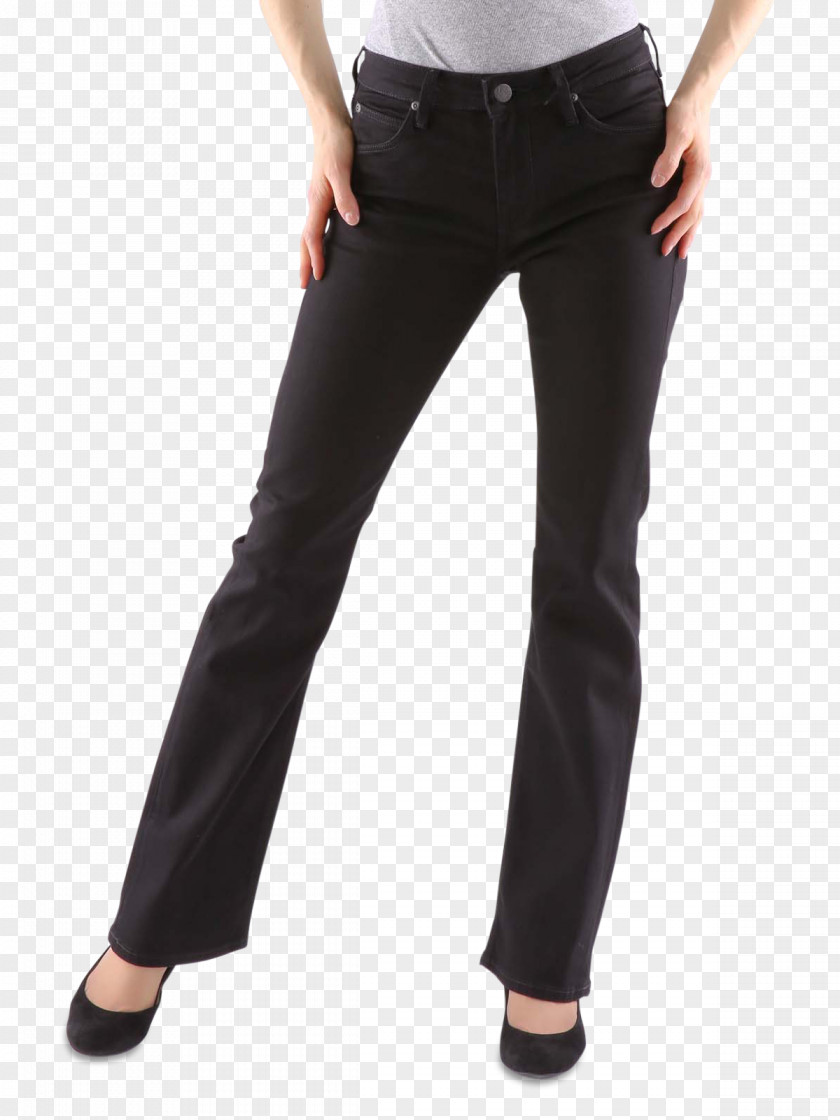 Black Jeans T-shirt Lee Slim-fit Pants PNG