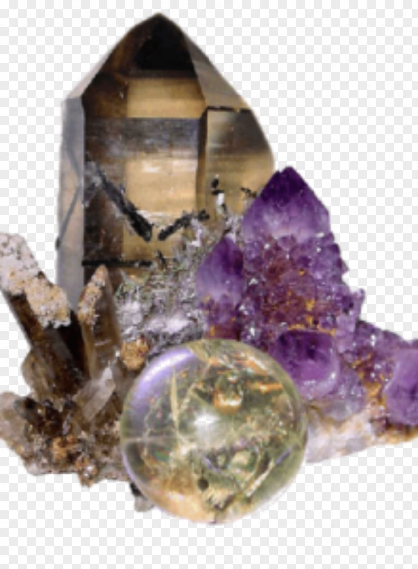 Crystals Metal-coated Crystal Mineral Rock Quartz PNG