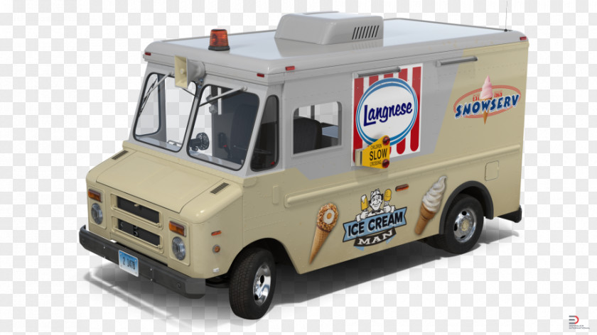 Ice Cream Van Compact Car Motor Vehicle Emergency PNG