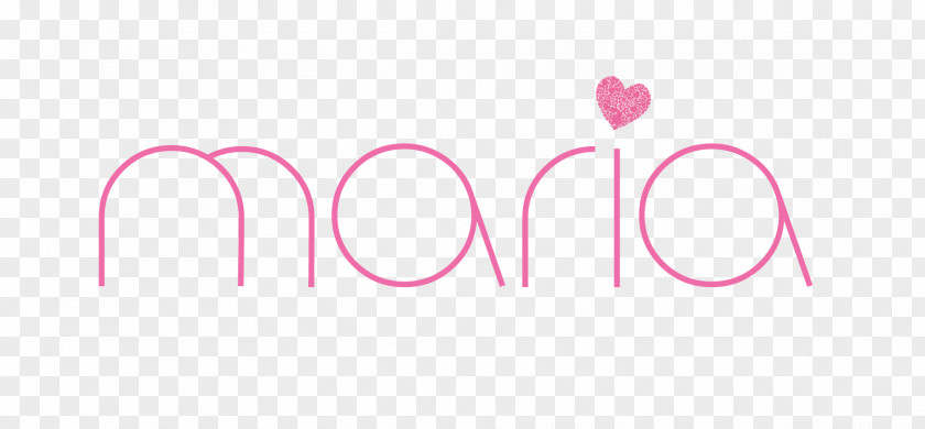 Maria Pink Logo Magenta Font PNG