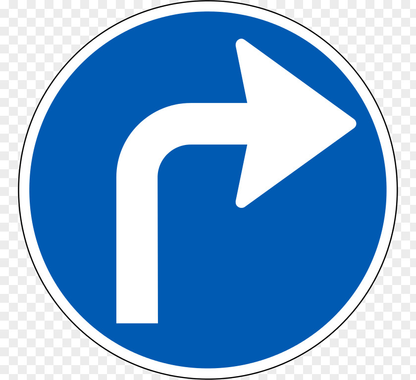 Road Traffic Sign Direction, Position, Or Indication Mandatory PNG