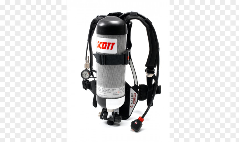 Scott Safety Products Self-contained Breathing Apparatus Respirator Air-Pak SCBA Personal Protective Equipment PNG