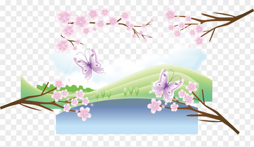 Spring Cherry Blossom PNG