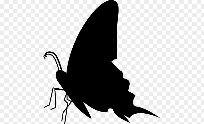 Butterfly Silhouette Animal PNG