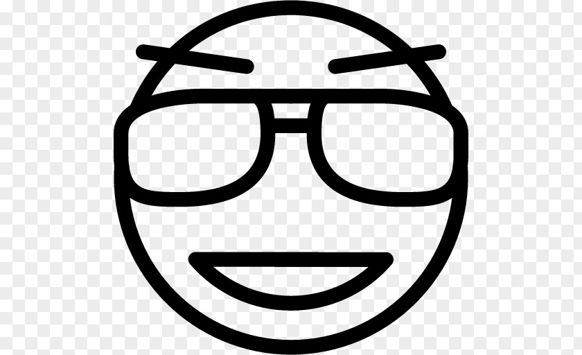 Cool Smiley Emoticon Sunglasses PNG