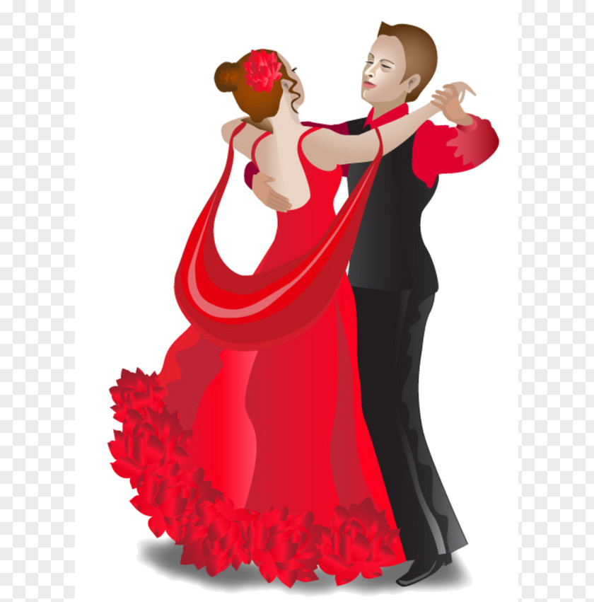 Dancing Woman Ballroom Dance Tango PNG