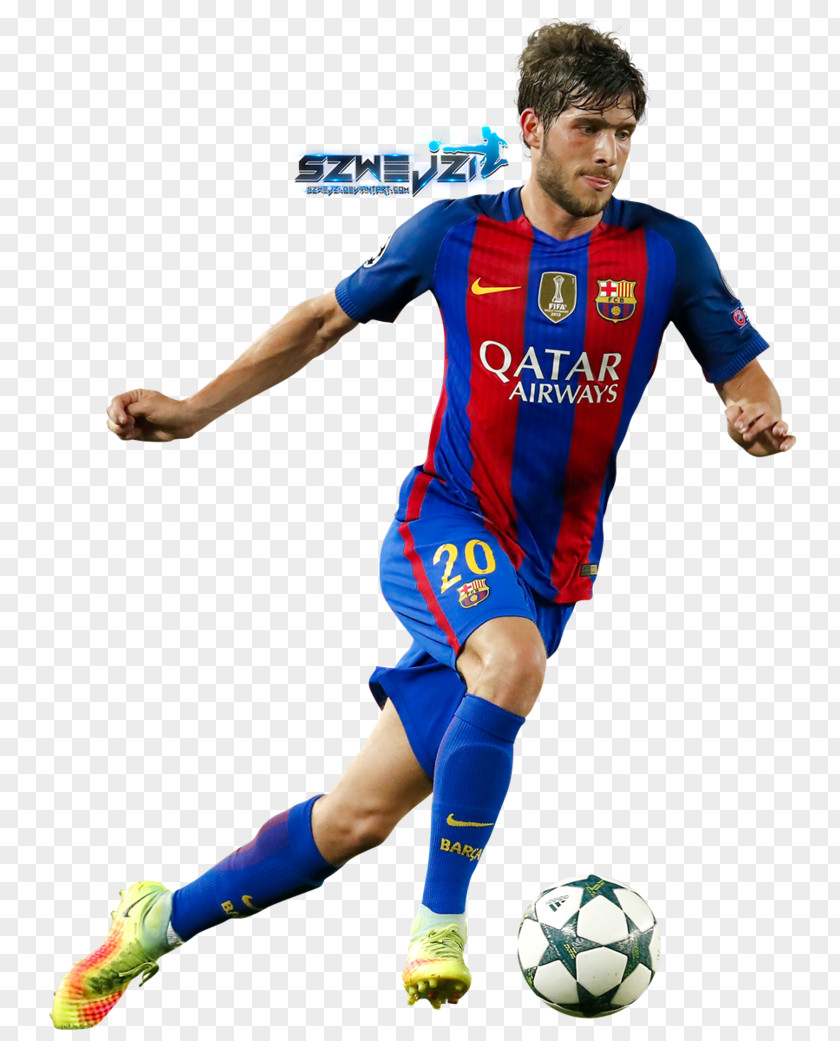 Fc Barcelona Sergi Roberto Soccer Player 2015–16 FC Season UEFA Champions League PNG