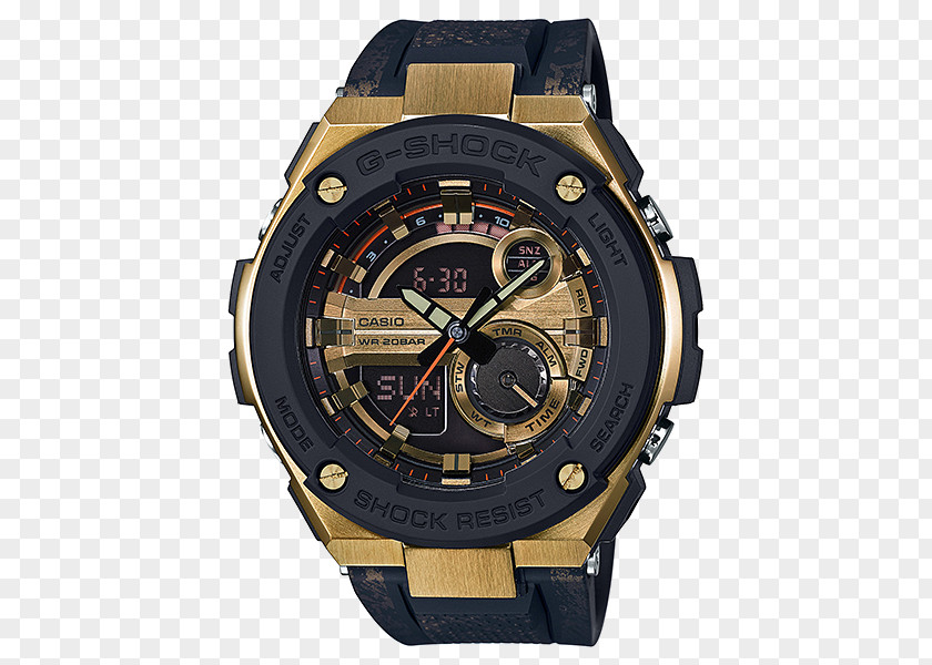 Gst Shock-resistant Watch G-Shock Casio Illuminator PNG