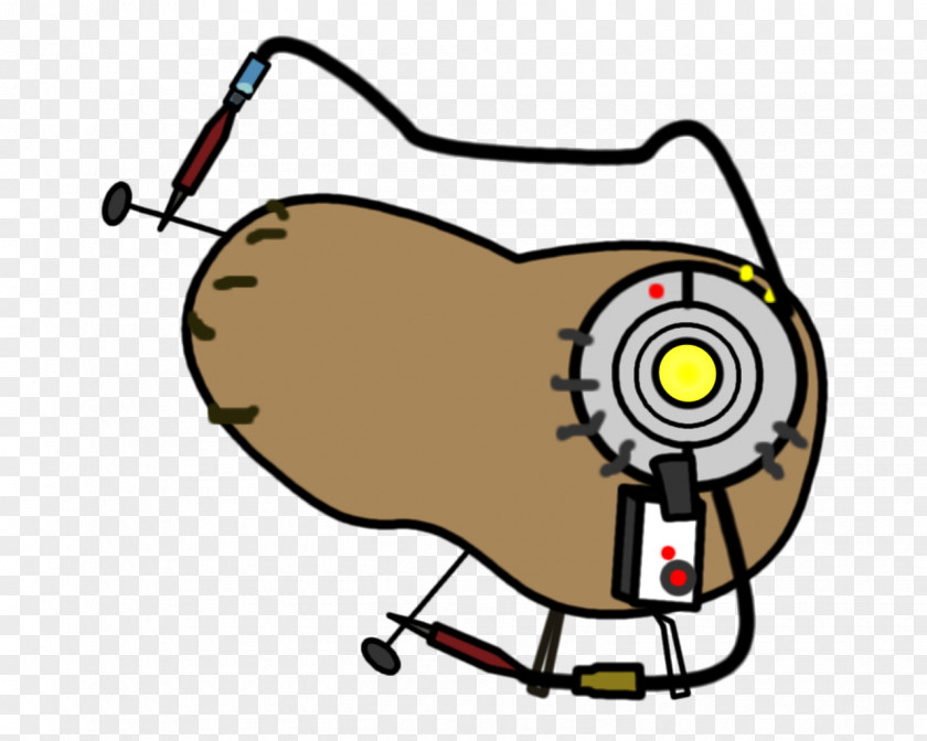 Potato Portal 2 GLaDOS Video Game Cave Johnson PNG