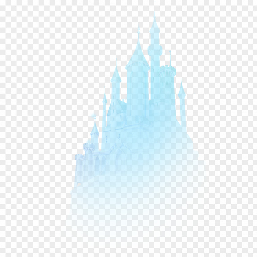 Winter Snow Fairy Tale Castle Free Matting Pattern PNG