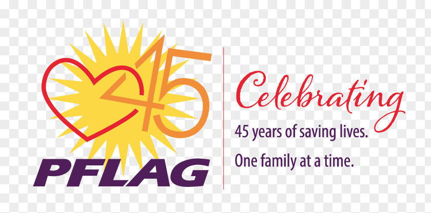 Logo PFLAG Tulare & Kings Counties Brand Font Anniversary PNG