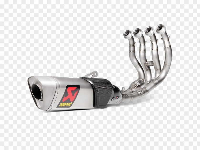 Moto Exhaust System Yamaha YZF Motorcycle Akrapovic Titanium Link Pipe L-Y10SO11T PNG