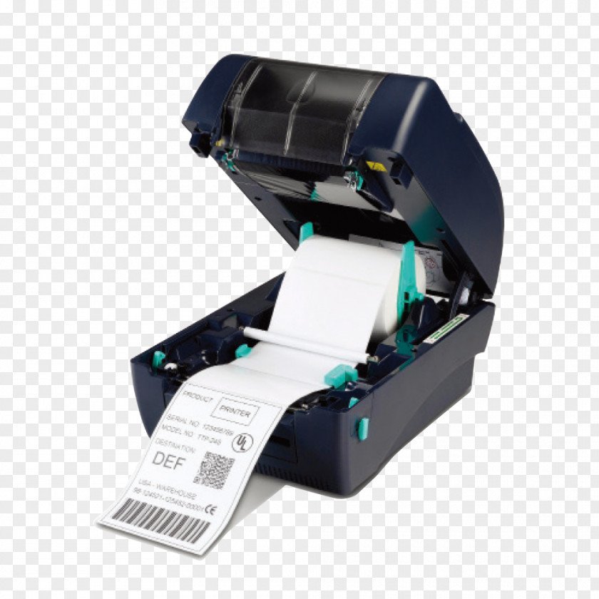 Printer Barcode Label Thermal-transfer Printing PNG
