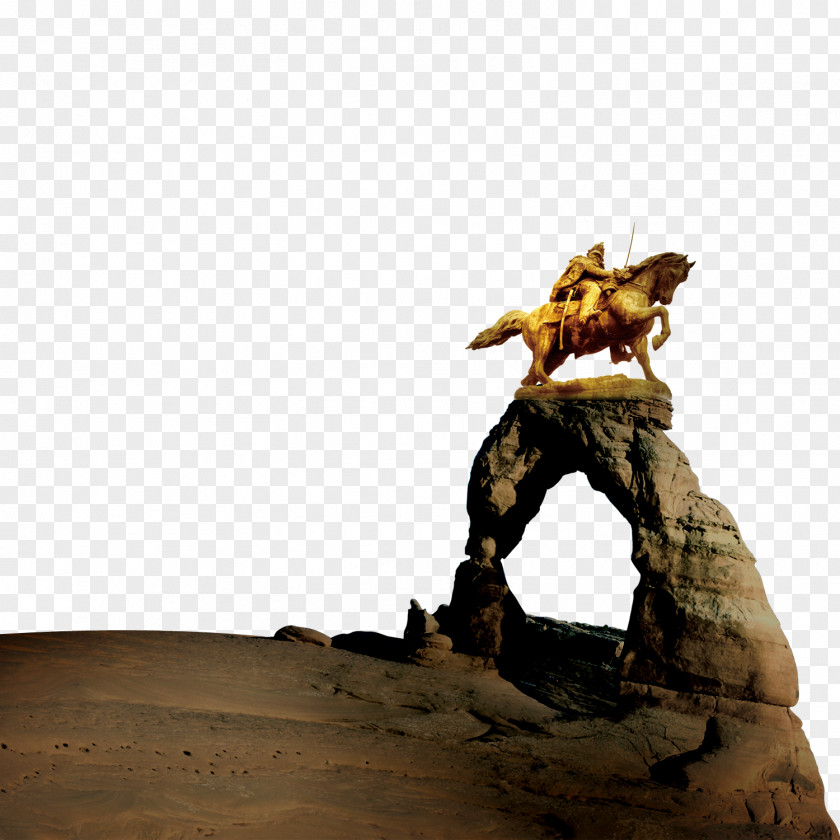 Riding A Statue Of Soldier Download Cave PNG