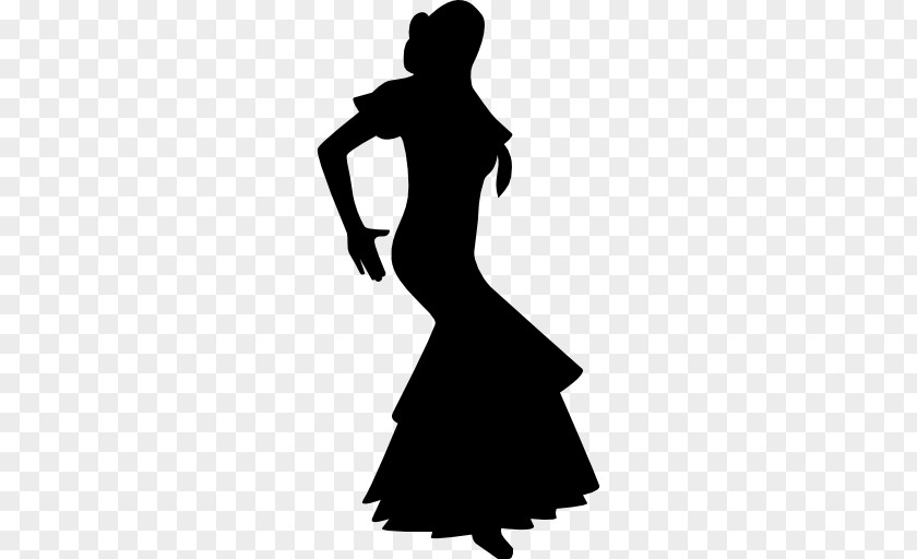 Silhouette Flamenco Guitar Belly Dance PNG