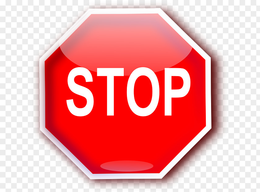 Stop Sign Traffic Clip Art PNG