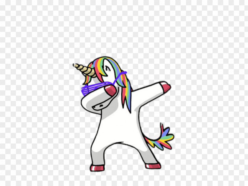 Unicorn Background T-shirt Dab Being Top PNG