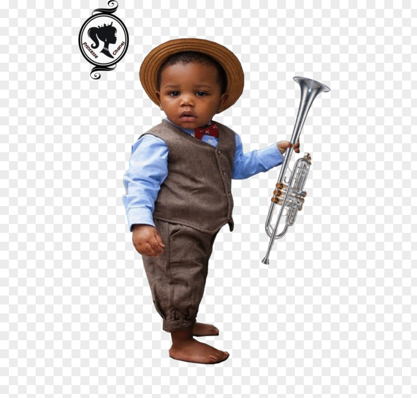 Boy Toddler Brass Instruments Hit Single PNG