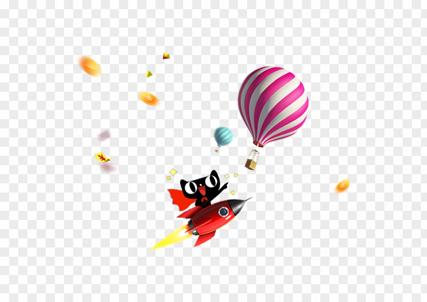 Lynx,rocket,Helium Balloon Adobe Fireworks Euclidean Vector PNG