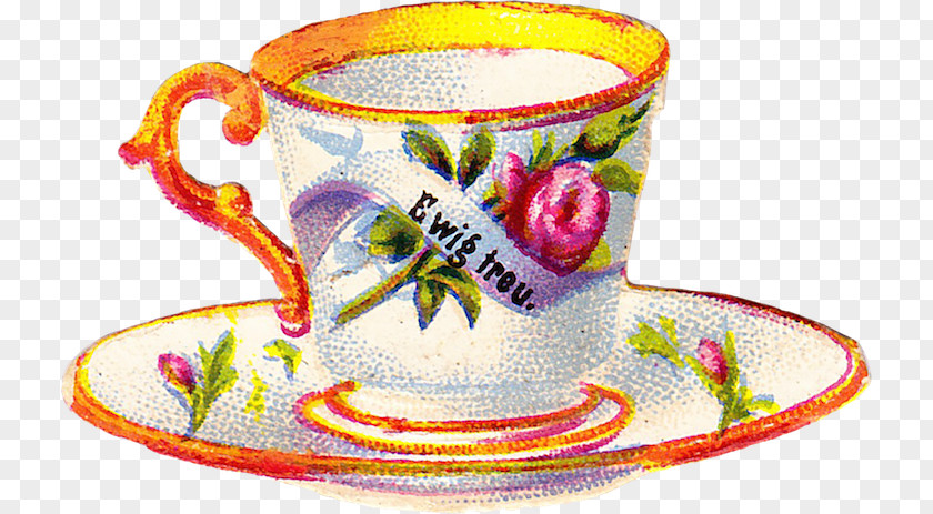 Teacup Coffee Cup Saucer PNG