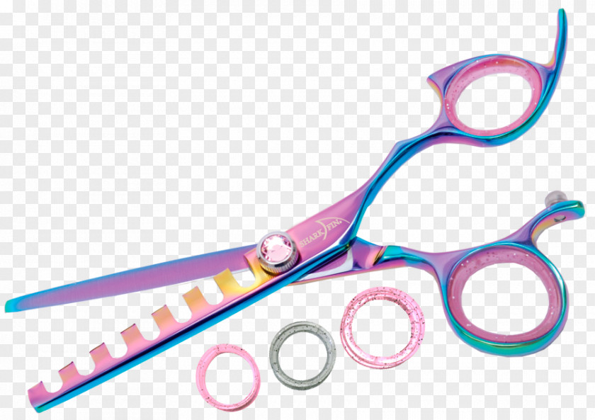 Texture Line Scissors Hair-cutting Shears PNG