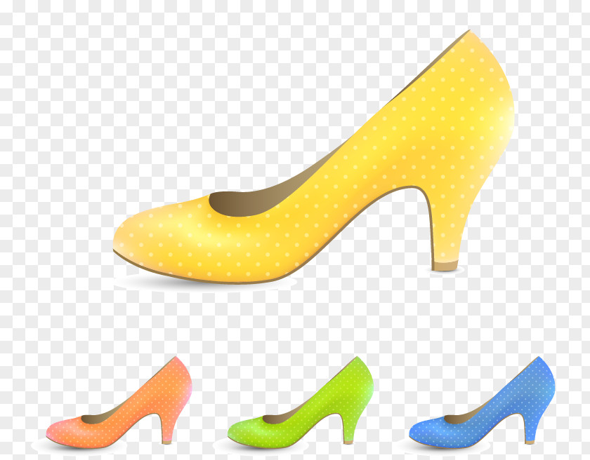 Vector Shoes Euclidean Shoe High-heeled Footwear Absatz PNG