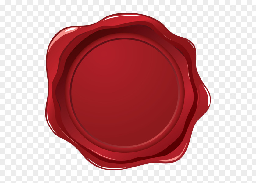 Wax Tableware Platter Plate Red PNG