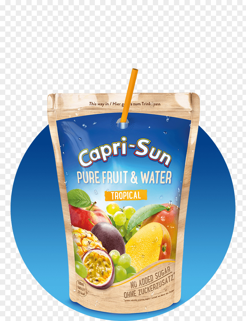 Caprisun Banner Juice Capri Sun Drink Capri-Sun Fruit Crush Tropical PNG