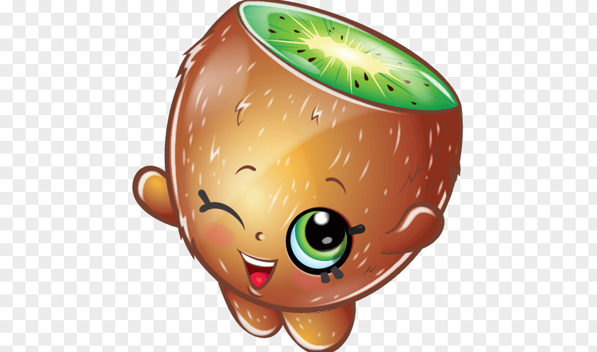 Cartoon Kiwi Fruit Food Ice Cream Vegetable Shopkins PNG