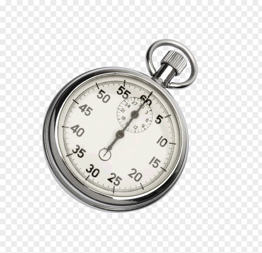 Silver Stopwatch Charms & Pendants Jewellery PNG
