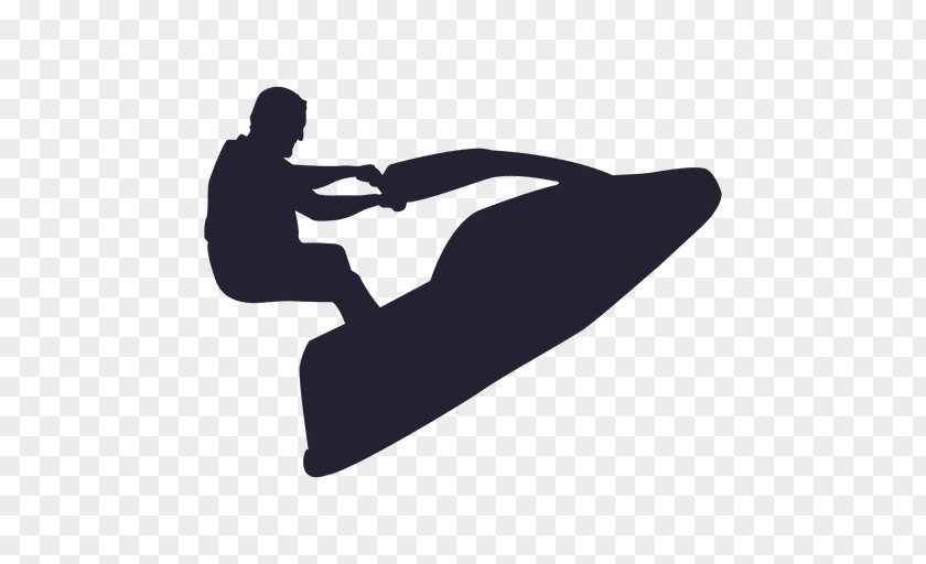 Skiing Silhouette Motorcycle Personal Water Craft PNG