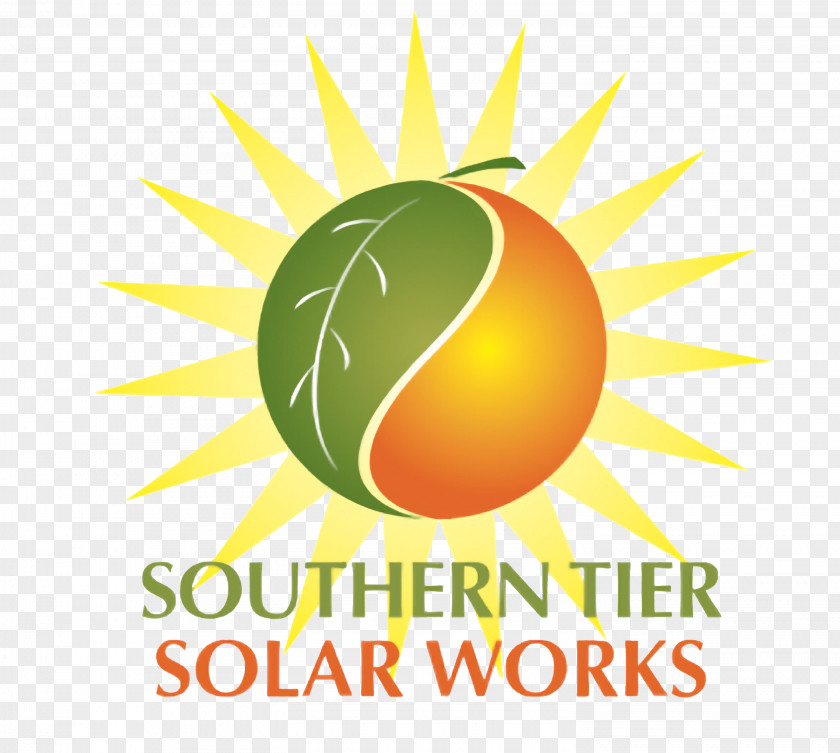 Solar Energy Logo Southern Tier Works Tioga Tompkins County Business PNG