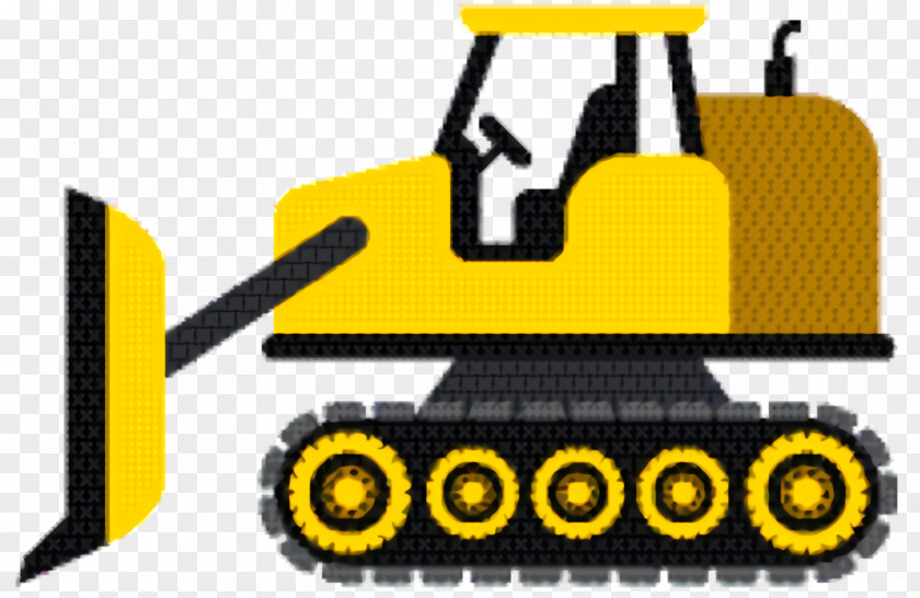Bulldozer Construction Equipment Heavy Machinery Yellow PNG