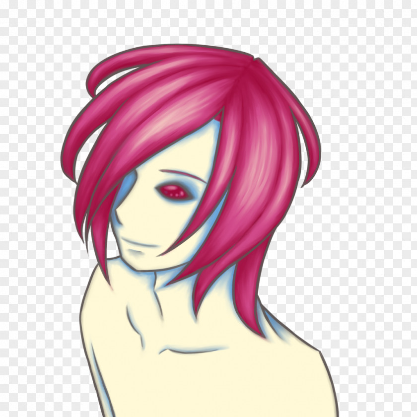 Creepy Hair Coloring Drawing Human Color Face PNG