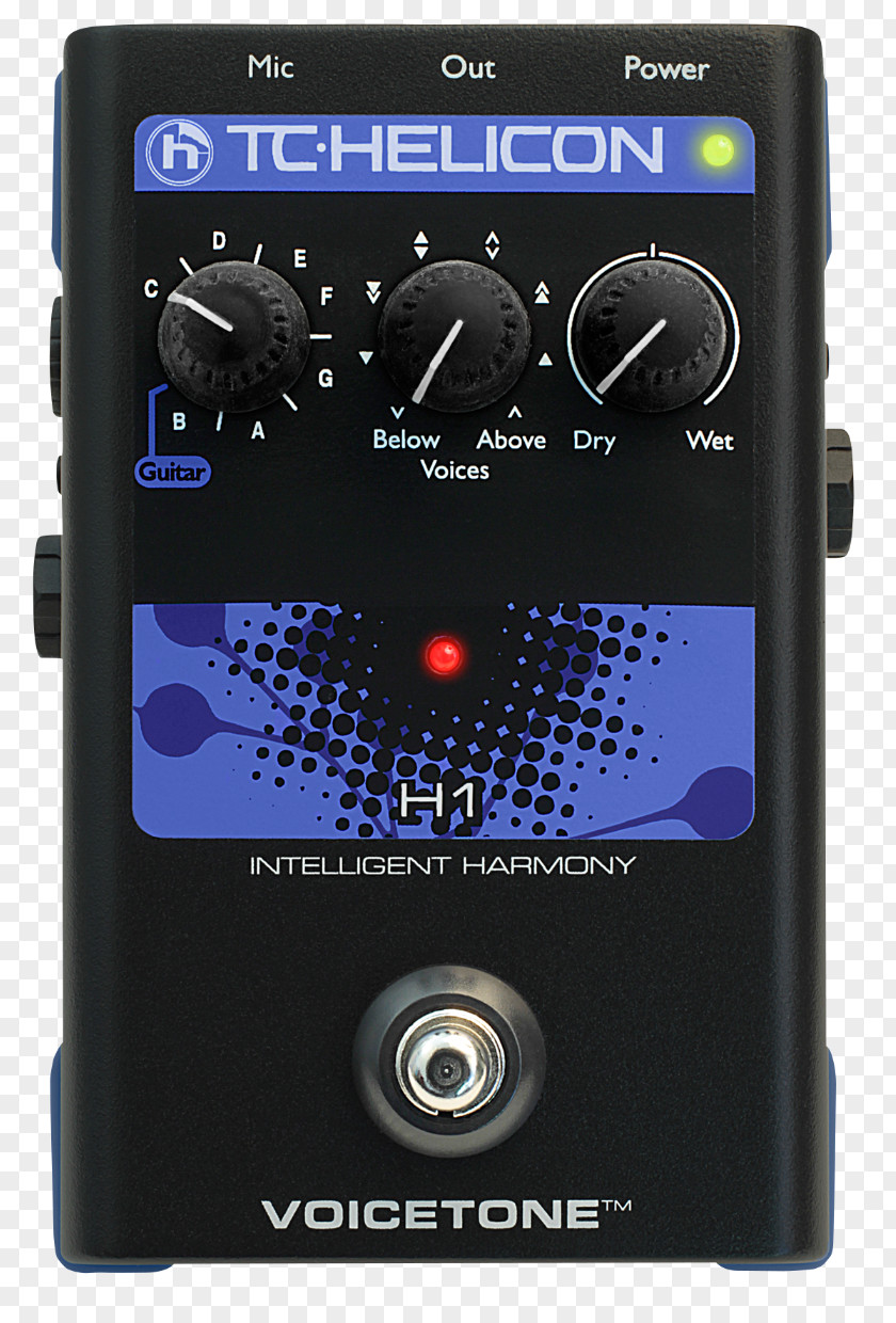 Guitar TC Helicon VoiceTone H1 TC-Helicon R1 Effects Processors & Pedals Vocal Harmony PNG
