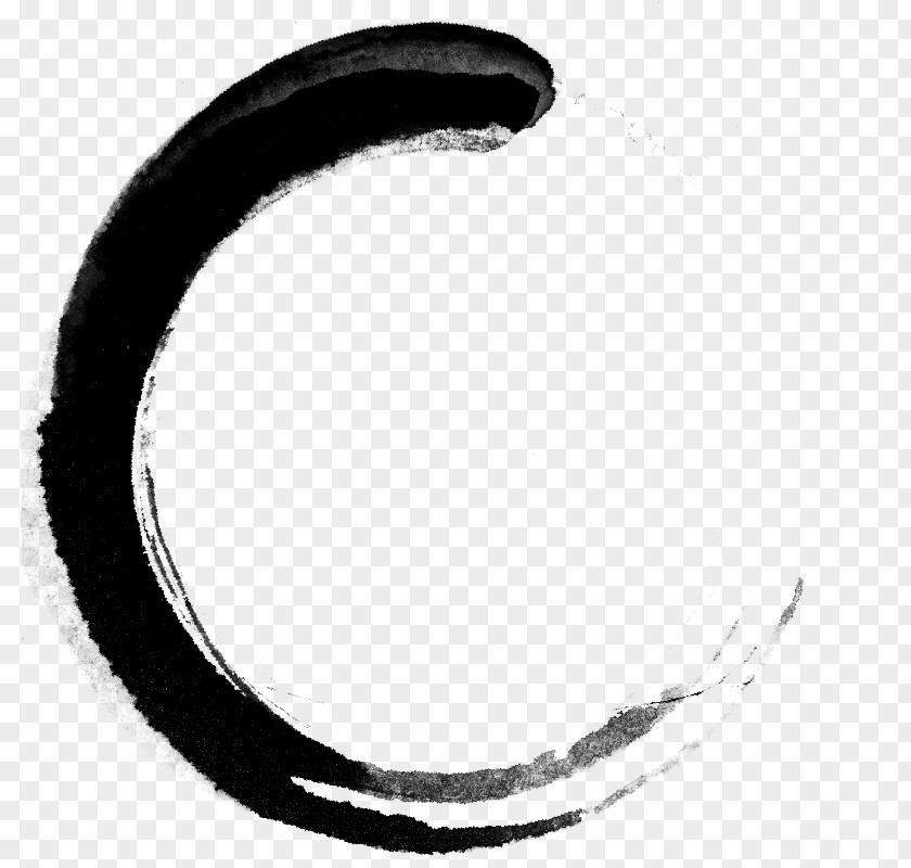 Interface Crescent Circle White PNG