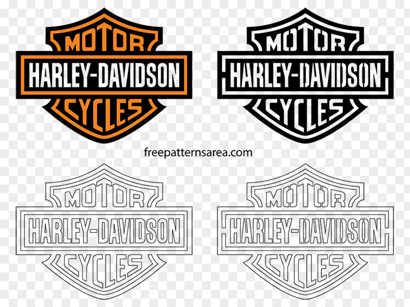 Logo Harley Davidson Vector Emblem Brand Pattern Harley-Davidson PNG