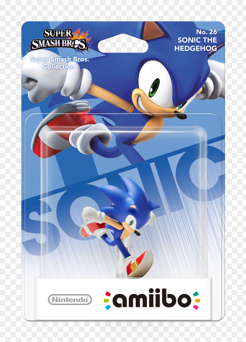 Sonic The Hedgehog Super Smash Bros. For Nintendo 3DS And Wii U Amiibo Tap: Nintendo's Greatest Bits PNG