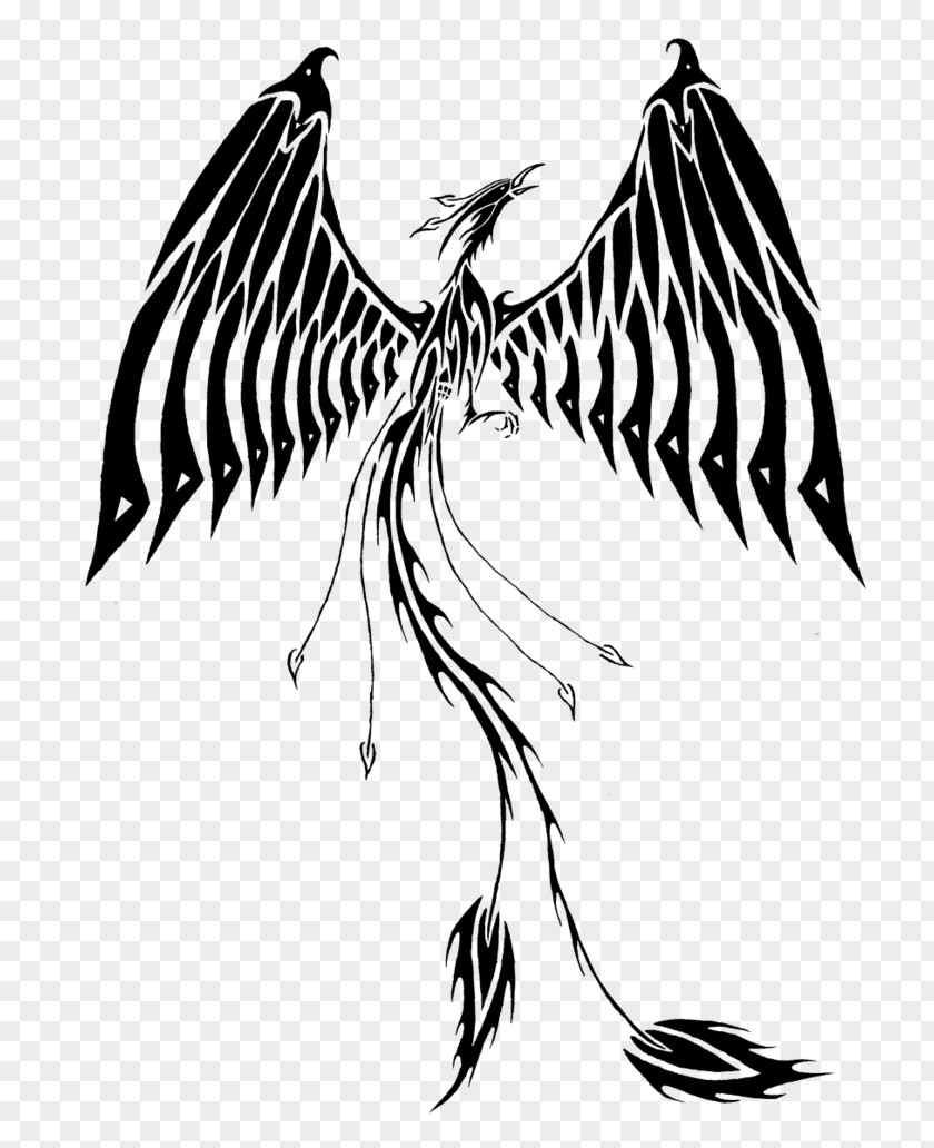 Tattoo Phoenix Clip Art PNG