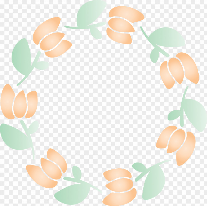 Tulip Frame Easter PNG