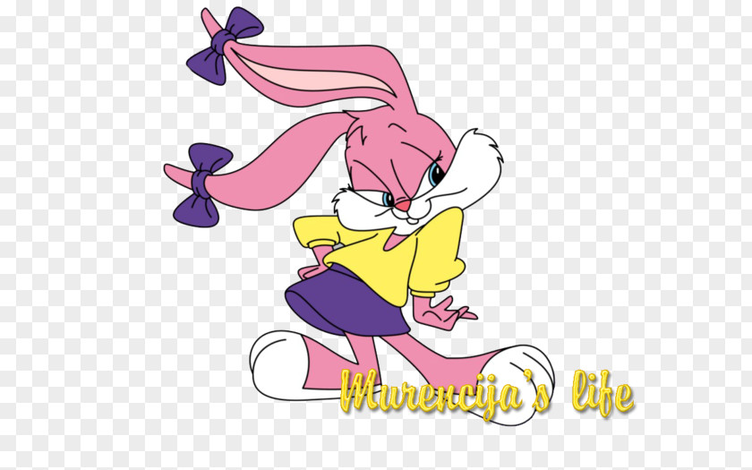 Babs Bunny Buster Bugs Rabbit Clip Art PNG