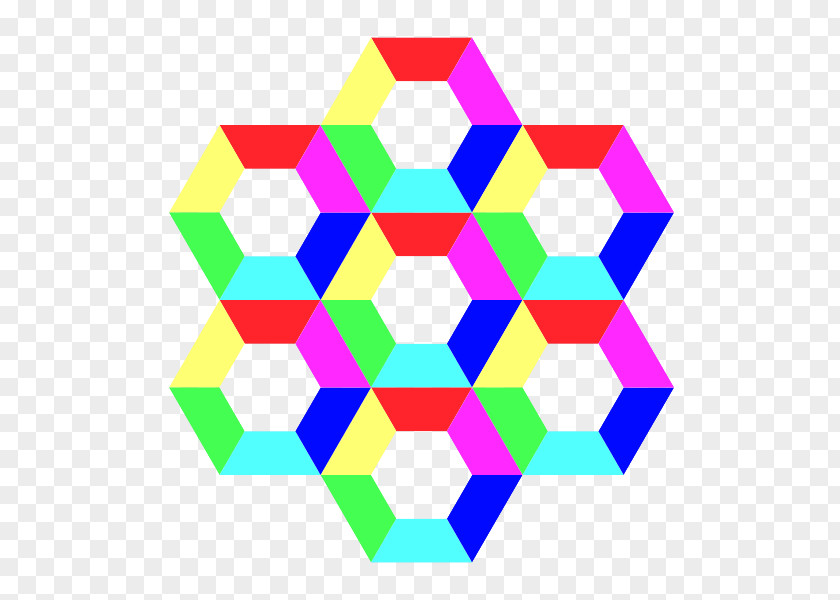 Magenta Symmetry Line Pattern Square PNG
