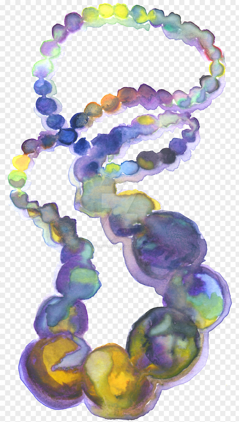 Necklace Amethyst Bead Body Jewellery PNG